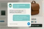 AI chatbot interface helping an e-commerce customer on a website